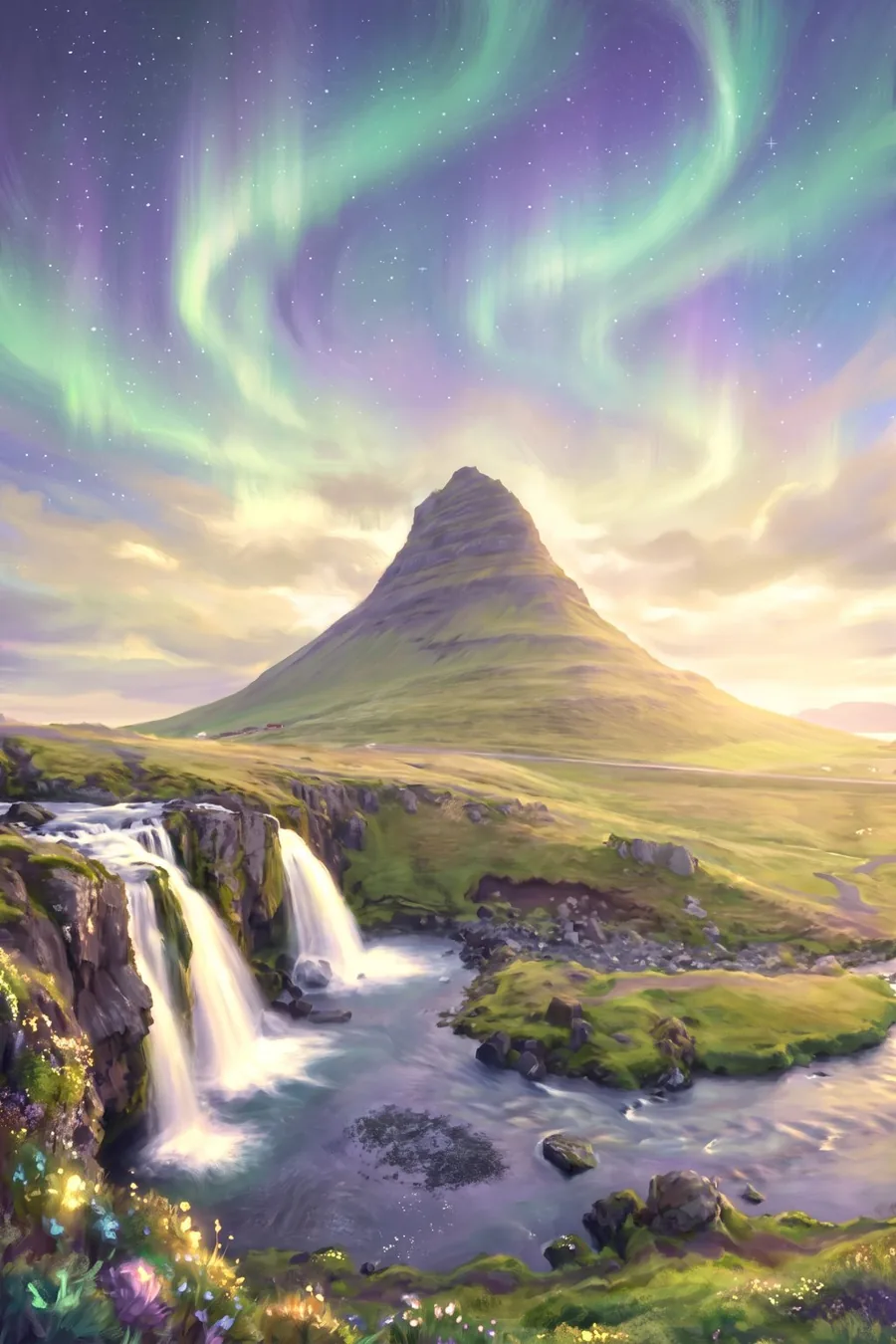 Northern lights, Iceland
